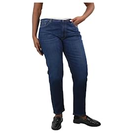 Sportmax-Blaue Indigo-Jeans im Boyfriend-Schnitt – Markengröße 30-Blau