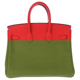 Hermès-Hermès Birkin 25-Red