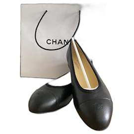 Chanel-Sapatilhas de ballet-Preto