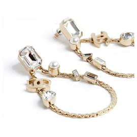 Chanel-2022 Chanel Earrings studs Golden Loop-Golden