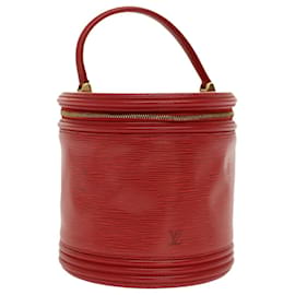 Louis Vuitton-LOUIS VUITTON Epi Cannes Hand Bag Red M48037 LV Auth ar10019b-Red