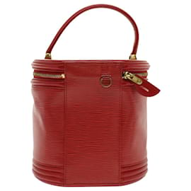 Louis Vuitton-LOUIS VUITTON Epi Cannes Hand Bag Red M48037 LV Auth ar10019b-Red