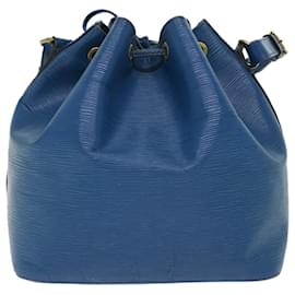 Louis Vuitton-LOUIS VUITTON Epi Petit Noe Bolso de hombro Azul M44105 LV Auth 50935-Azul