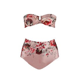 Zimmermann Cassia ensemble de maillot de bain balconnet Multicolore