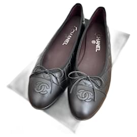 Chanel-Classic ballet flat-Black