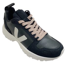 Rick Owens x Veja Black Pearl Wandersneaker Schwarz
