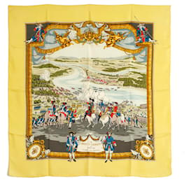 Hermès-Ejércitos en el campo amarillo.-Multicolor