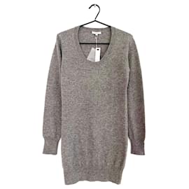 Autre Marque-Cashmere sweater - Heather gray-Grey