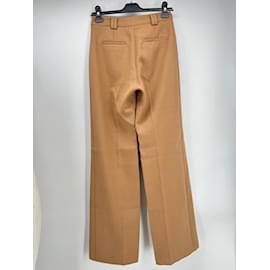 SéZane-SEZANE  Trousers T.fr 36 Polyester-Camel