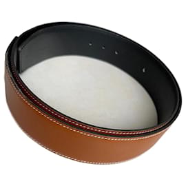 Ceinture Hermès en cuir Camel Taille 95 Camel