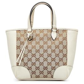 Gucci-Gucci Brown GG Canvas Bree Schulranzen-Braun,Andere