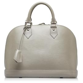 Louis Vuitton-Louis Vuitton Gray Epi Alma PM-Grey