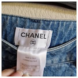 Chanel-klassische Jeans-Blau