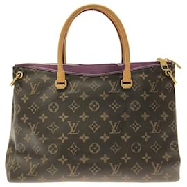 Louis Vuitton Crossbody Pallas Monogram Safran in Toile Canvas