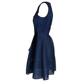 Maje-Maje Sleeveless Renazzo Mini Dress in Blue Polyester-Blue