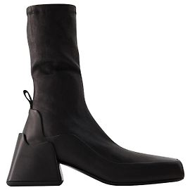 Ankle Boots - Jil Sander - Leather - Black Black