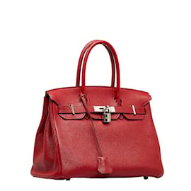 Hermès-Togo Birkin 30-Red