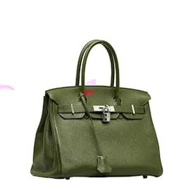 Hermès-Togo Birkin 30-Rouge