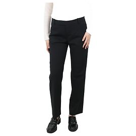 Chloé Pantalón recto negro - talla UK 12 Negro