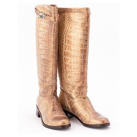 Hermès #hermes #springender #stiefel Braun Beige Golden Senf Cognac Aus weiß Bronze Karamell