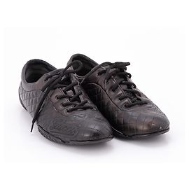 #gucci #monogram #capitone #black #sportshoes #casual Nero