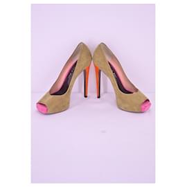 Barbara Bui-#barbarabui #süede #multicolor #heels #classicc-Braun,Schwarz,Beige,Orange,Cognac,Karamell