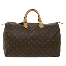 Louis Vuitton-Louis Vuitton Monogram Speedy 40 Hand Bag M41522 LV Auth am4860-Monogram