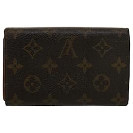 Louis Vuitton-LOUIS VUITTON Monogram Porte Monnaie Billets Viennois Wallet M61663 auth 50860-Monogram