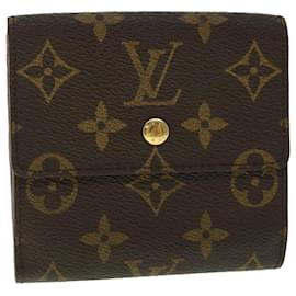 Louis Vuitton-LOUIS VUITTON Monogramm Porte Monnaie Bier Cartes Crdit Wallet M61652 Auth 50747-Monogramm