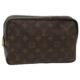 Louis Vuitton-Louis Vuitton Monogram Trousse Toilette 23 Pochette M47524 LV Auth em4828-Monogramma