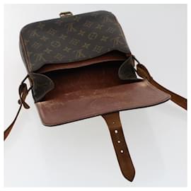 Louis Vuitton-LOUIS VUITTON Monogramm Cartouchiere MM Umhängetasche M.51253 LV Auth ar10012b-Monogramm