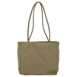 Prada-PRADA Shoulder Bag Nylon Gray Auth ar10035b-Grey