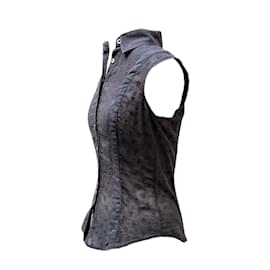 Versace-VERSACE Tops-Black