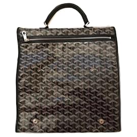 sac a main goyard rouette toile monogramme noir