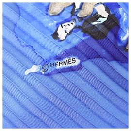 Hermès-HERMES CARRE 90-Blau