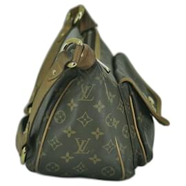 Louis Vuitton-#loıis vuitton #tikal #gm #monogram #leather #shoulderbag #handbag-Chocolate,Dark brown,Monogram