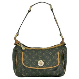 Louis Vuitton #loıis vuitton #tikal #gm #monogram #leather #shoulderbag #handbag Chocolate Dark brown Monogram