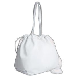 By Far Bolsa Oslo em couro branco Branco
