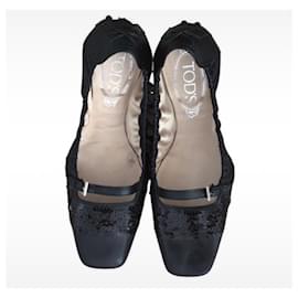 Tod's-Zapatillas de ballet-Negro