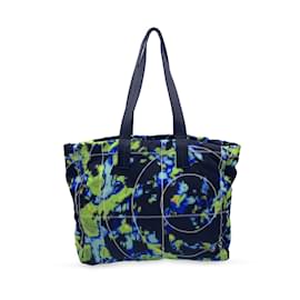 Prada-Multicolor Tessuto Nylon Radar Print Tote Shoulder Bag-Multiple colors