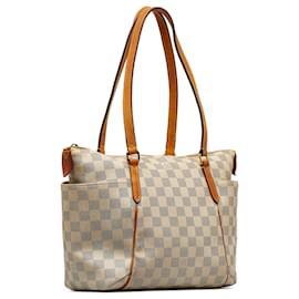 Louis Vuitton-Louis Vuitton White Damier Azur Totally MM-White