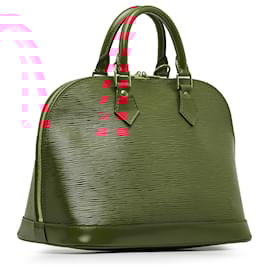 Louis Vuitton-Louis Vuitton Pink Epi Alma PM-Pink