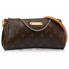 Louis Vuitton-Louis Vuitton Brown Monogram Eva-Brown