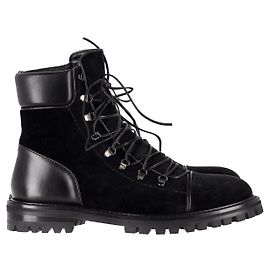 Alaïa Anfibi Alaia in Velluto Nero Nero