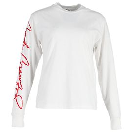 Re/Done RÉ/Moletom Done x Cindy Crawford Crewneck em algodão creme Branco Cru