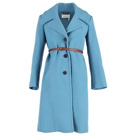 Chloé Trench Coat Chloe em Algodão Azul Azul