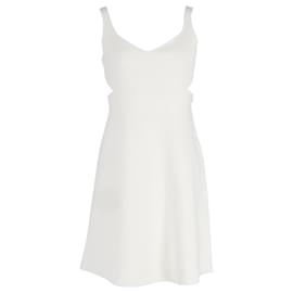 Theory-Mini-robe tricotée Theory en viscose blanche-Blanc