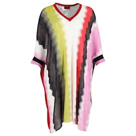 Missoni-Vestido Missoni con cuello en V en rayón multicolor-Multicolor