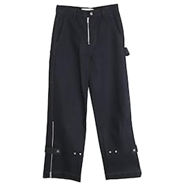 Autre Marque-Pantalones tipo blusón utilitarios de algodón negro de Dion Lee-Negro