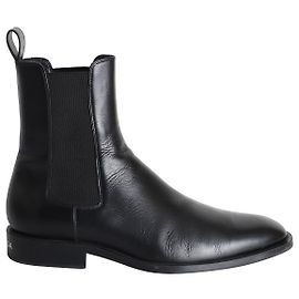 Balenciaga Midnight Chelsea Boots in Black Leather Black